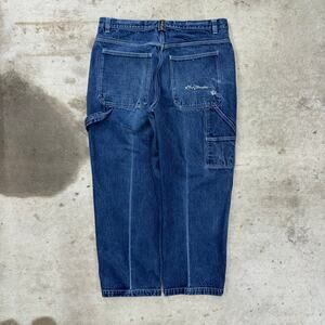 Vintage Y2K KNO-Betta carpenter embroidered cargo 00s jeans